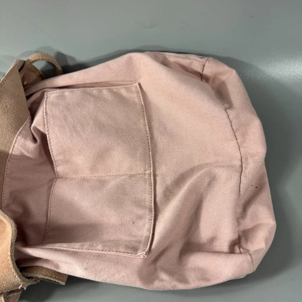 M.I.L.A. JACKIE Suede Crossbody Bag in Taupe - Picture 11 of 15